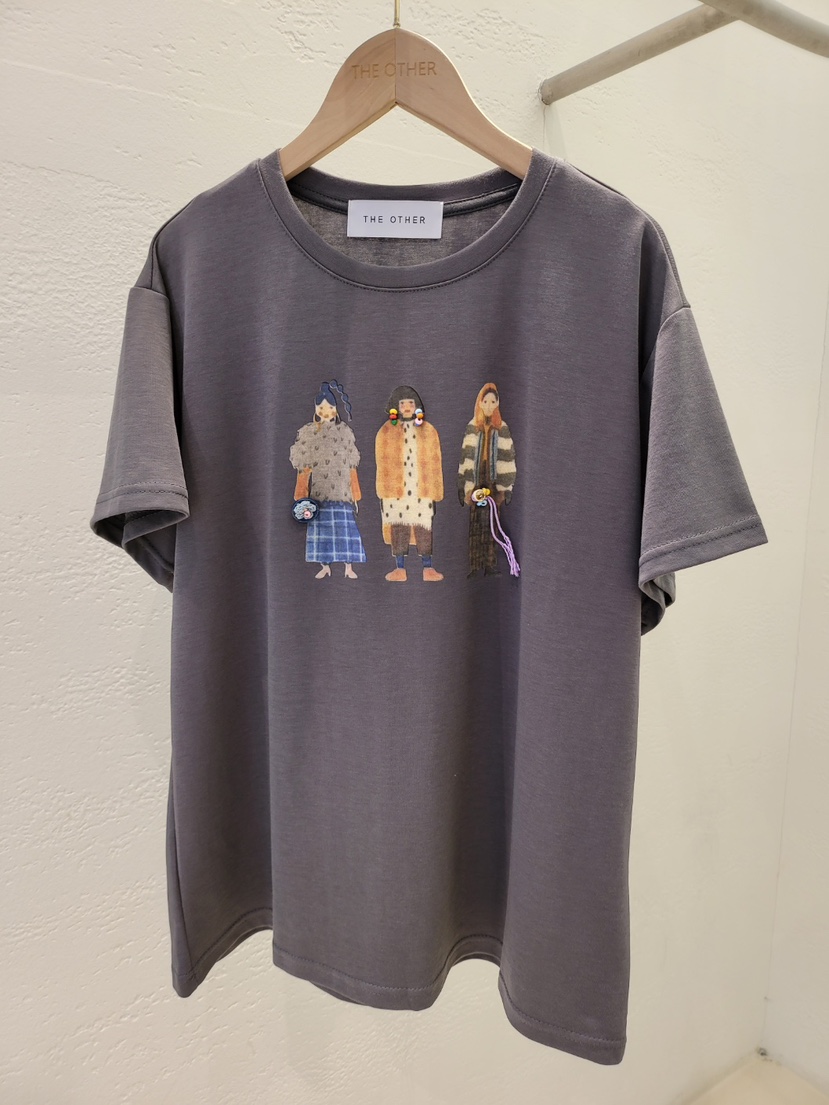 THE OTHER韓國直郵女裝新品休閑熱賣職業時尚26春夏人氣T恤THE OTHERT恤圖色2