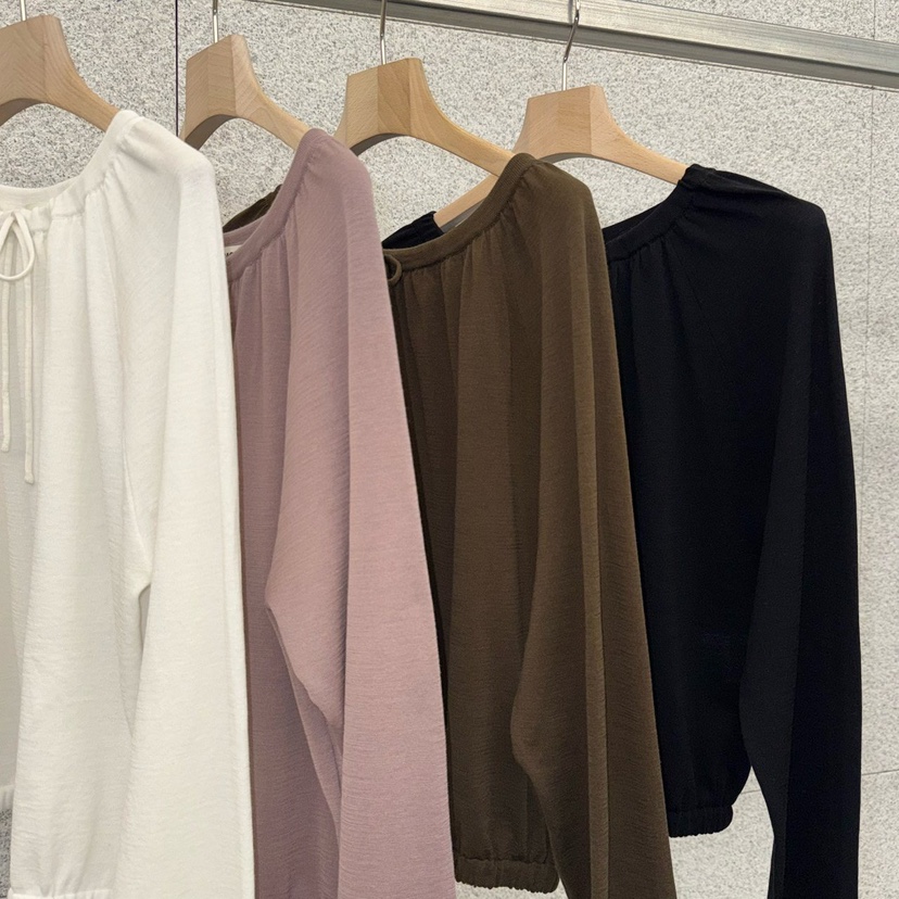 AT THE BAGEL東大門實拍韓國女士新品時尚熱賣襯衫蕾絲衫AT THE BAGEL襯衫/蕾絲衫