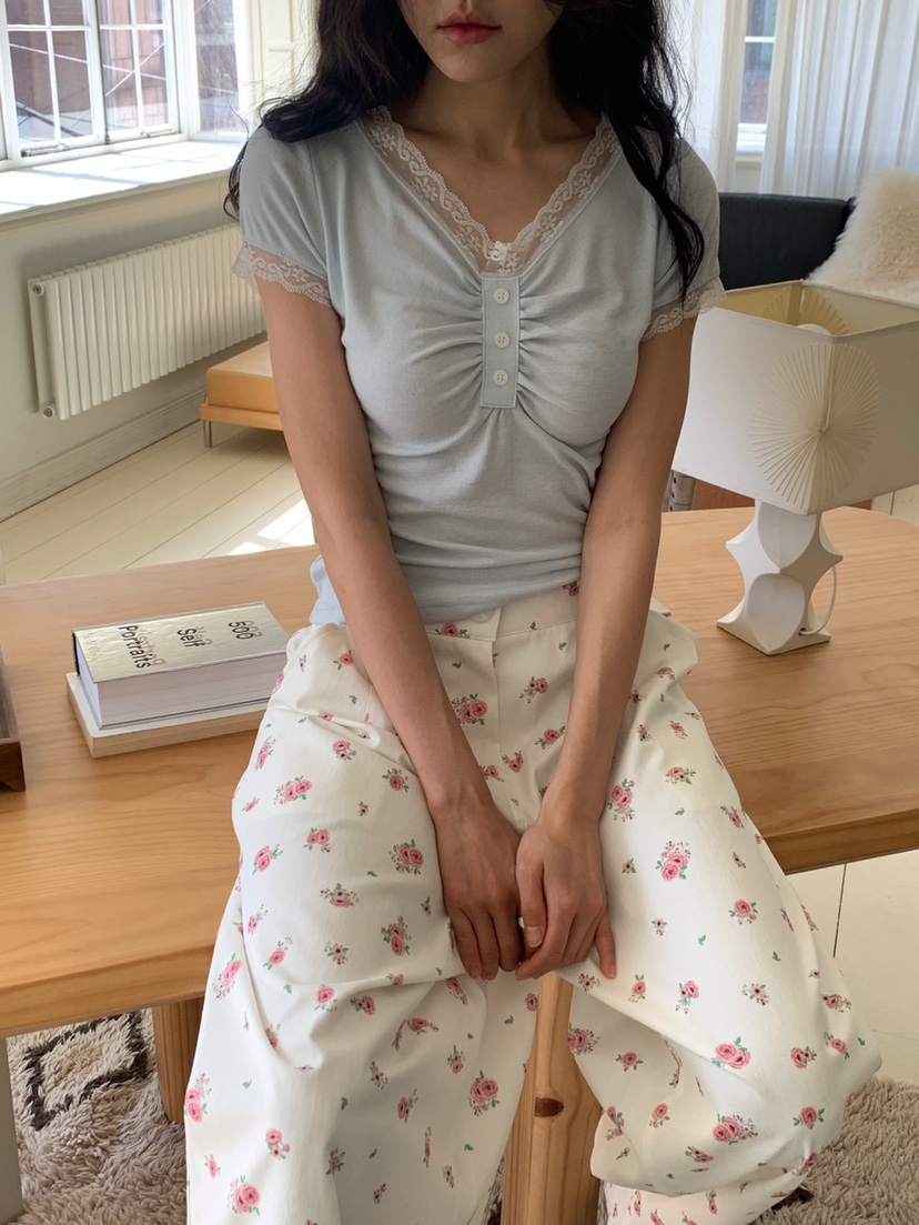 MORE THAN-P韓國東大門直郵女裝新款職業休閑襯衫蕾絲衫MORE THAN襯衫/蕾絲衫