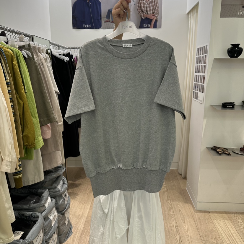 REIRAI韓國直郵實拍女裝新品熱賣人氣休閑時尚26夏季推薦T恤ReiraiT恤圖色1