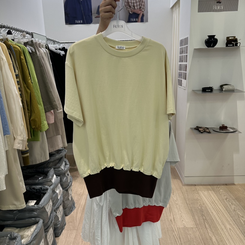 REIRAI韓國直郵實拍女裝新品熱賣人氣休閑時尚26夏季推薦T恤ReiraiT恤圖色3