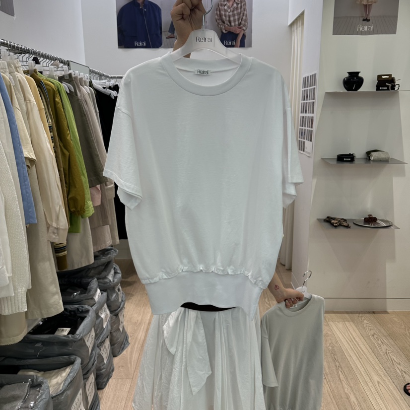 REIRAI韓國直郵實拍女裝新品熱賣人氣休閑時尚26夏季推薦T恤ReiraiT恤圖色4
