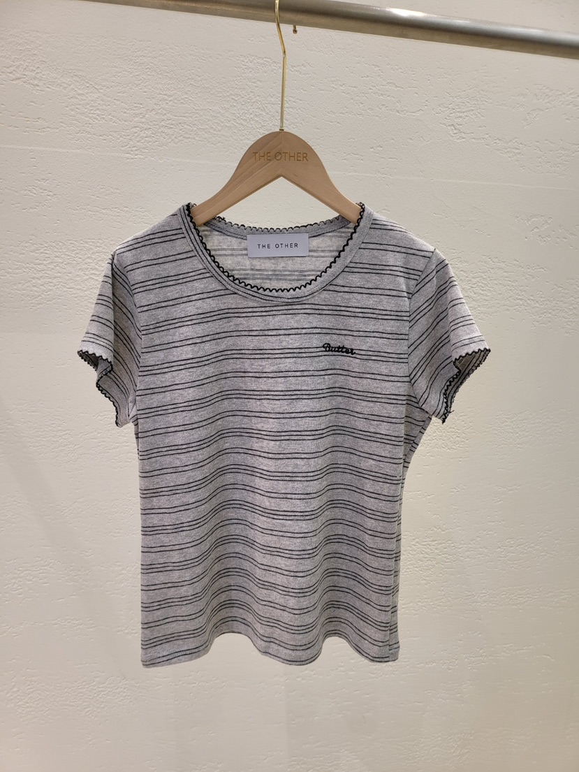 THE OTHER韓國直郵女裝新品人氣職業時尚熱賣休閑26春夏T恤THE OTHERT恤圖色1