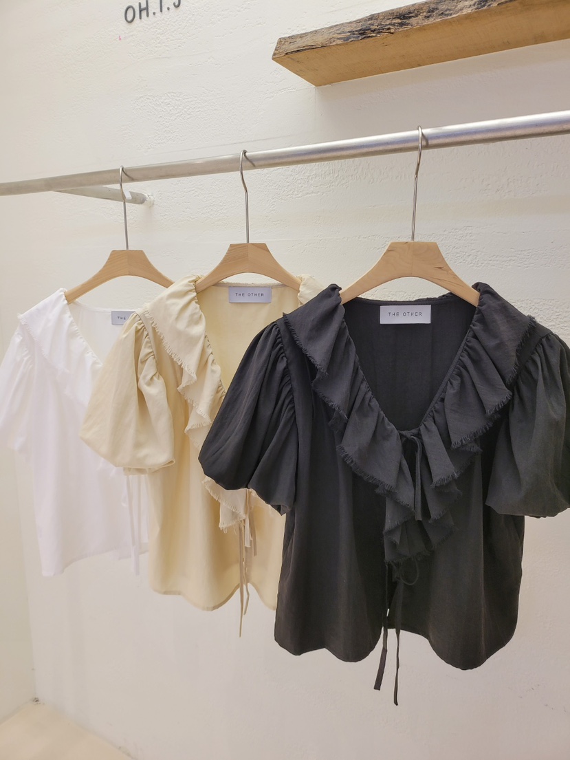 THE OTHER韓國直郵女裝新款休閑26春夏26夏季襯衫蕾絲衫涂層THE OTHER襯衫/蕾絲衫