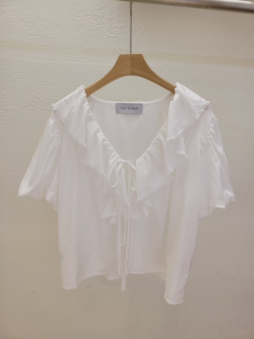 THE OTHER韓國直郵女裝新款休閑26春夏26夏季襯衫蕾絲衫涂層THE OTHER襯衫/蕾絲衫圖色1