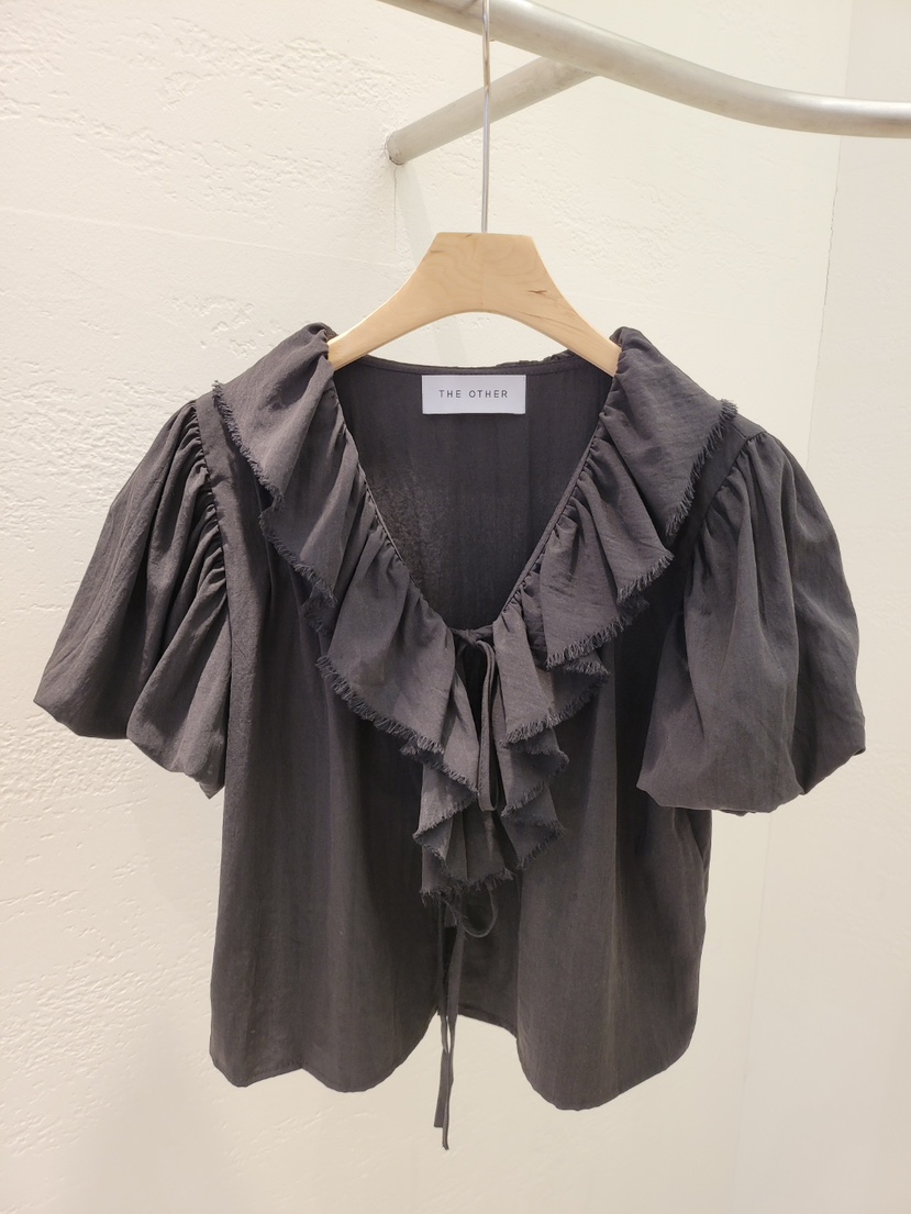 THE OTHER韓國直郵女裝新款休閑26春夏26夏季襯衫蕾絲衫涂層THE OTHER襯衫/蕾絲衫圖色2