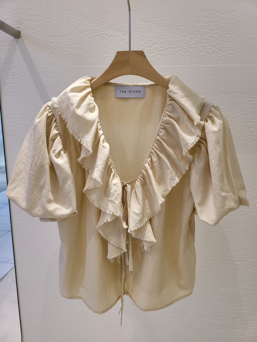 THE OTHER韓國直郵女裝新款休閑26春夏26夏季襯衫蕾絲衫涂層THE OTHER襯衫/蕾絲衫圖色3