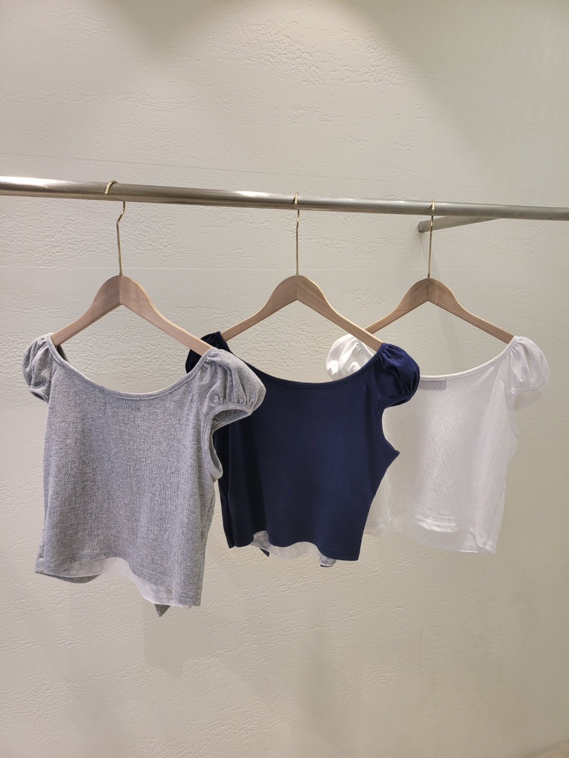 THE OTHER韓國直郵女裝新款26春夏職業推薦休閑熱賣T恤絲帶THE OTHERT恤