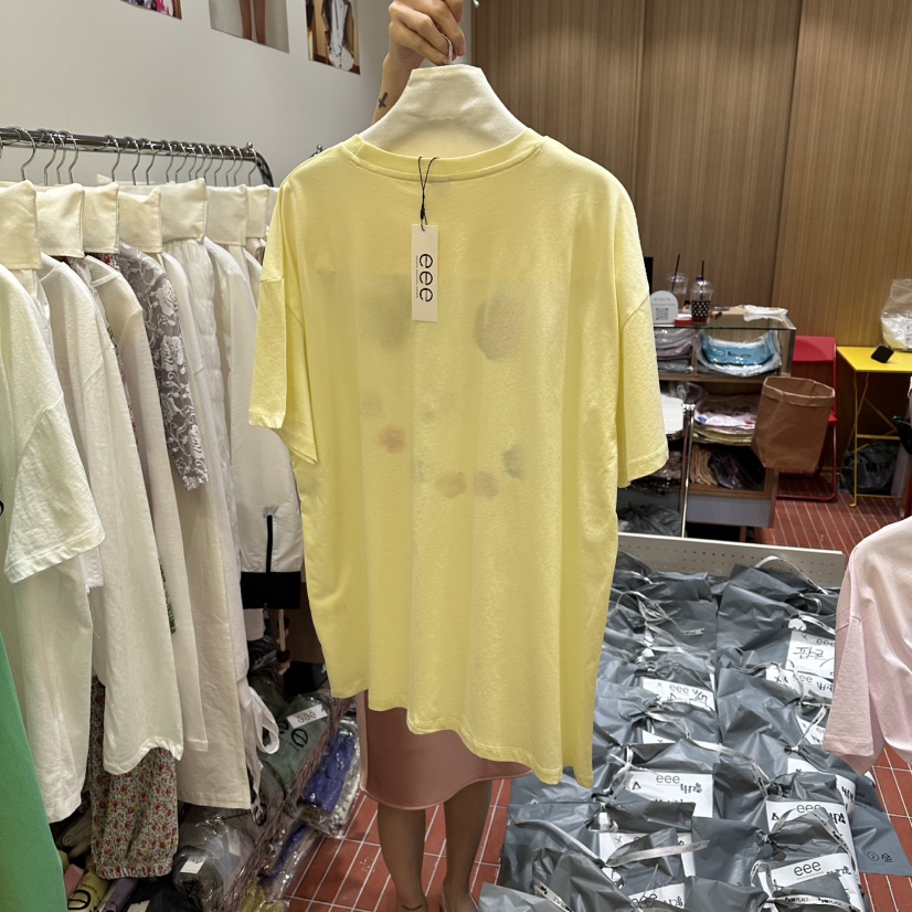 EEE韓國直郵實拍女士新款26春夏職業時尚推薦26夏季休閑T恤EEET恤