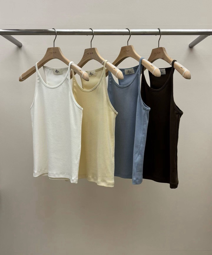 THEPLAN韓國直郵女裝新款26春夏推薦26夏季休閑時尚吊帶背心THE PLAN吊帶/背心圖色3左三色