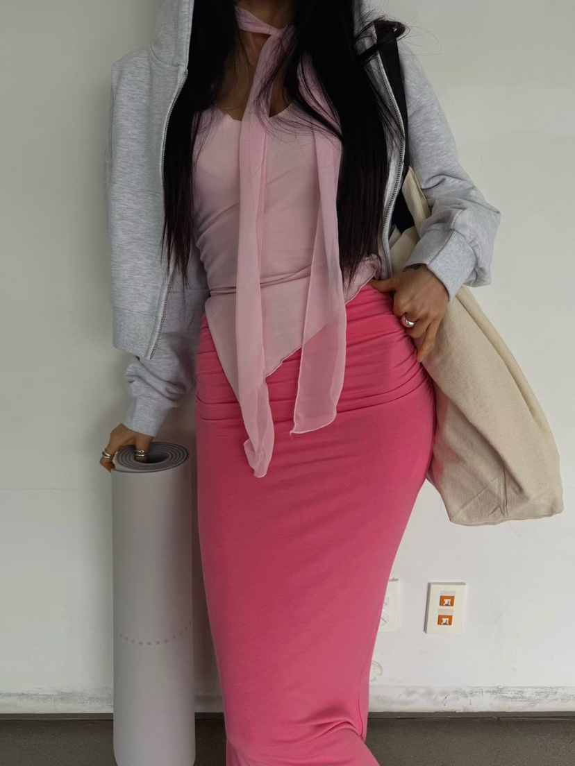 ABBEYLEE韓國代購女士新品人氣推薦休閑職業吊帶背心圍巾ABBEYLEE吊帶/背心