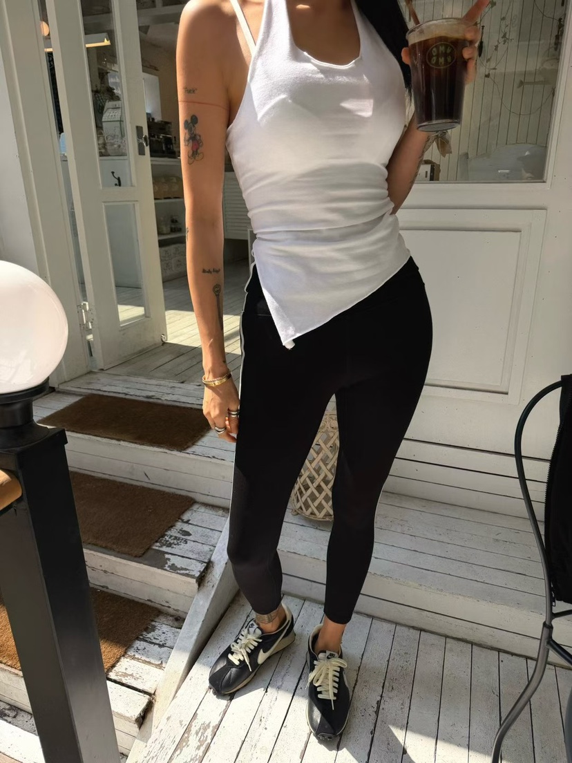 ABBEYLEE韓國代購女士新品人氣推薦休閑職業吊帶背心圍巾ABBEYLEE吊帶/背心