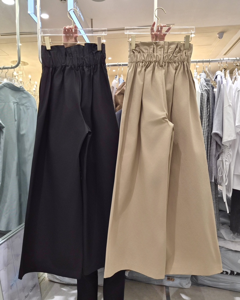 WORK SHOP韓國直郵女士新款26夏季休閑時尚26春夏休閑褲Work_shop休閑褲