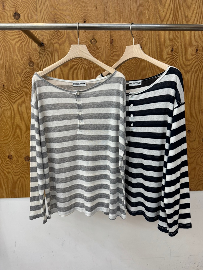 PROJECTVIEW韓國東大門直郵女士新款26春夏人氣26夏季長袖T恤PROJECTVIEW長袖T恤