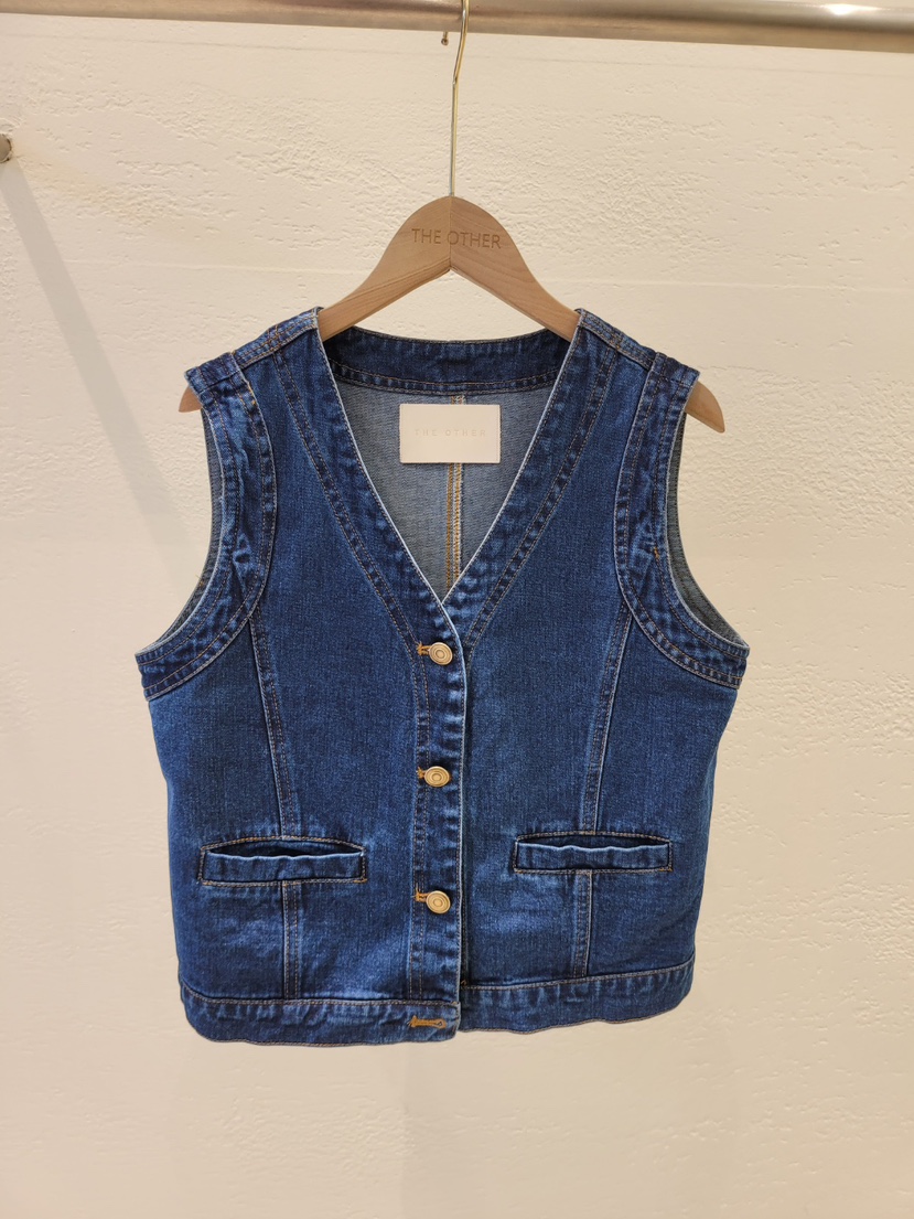 THE OTHER韓國代購女裝新款職業休閑熱賣人氣推薦26夏季馬甲THE OTHER馬甲圖色1