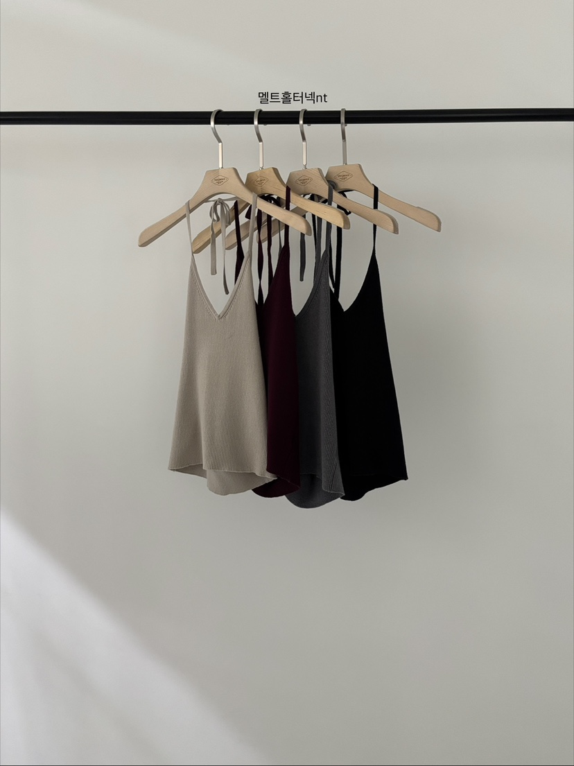 VERGAMOT韓國東大門直郵女裝新品職業26春夏人氣吊帶背心VERGAMOT吊帶/背心