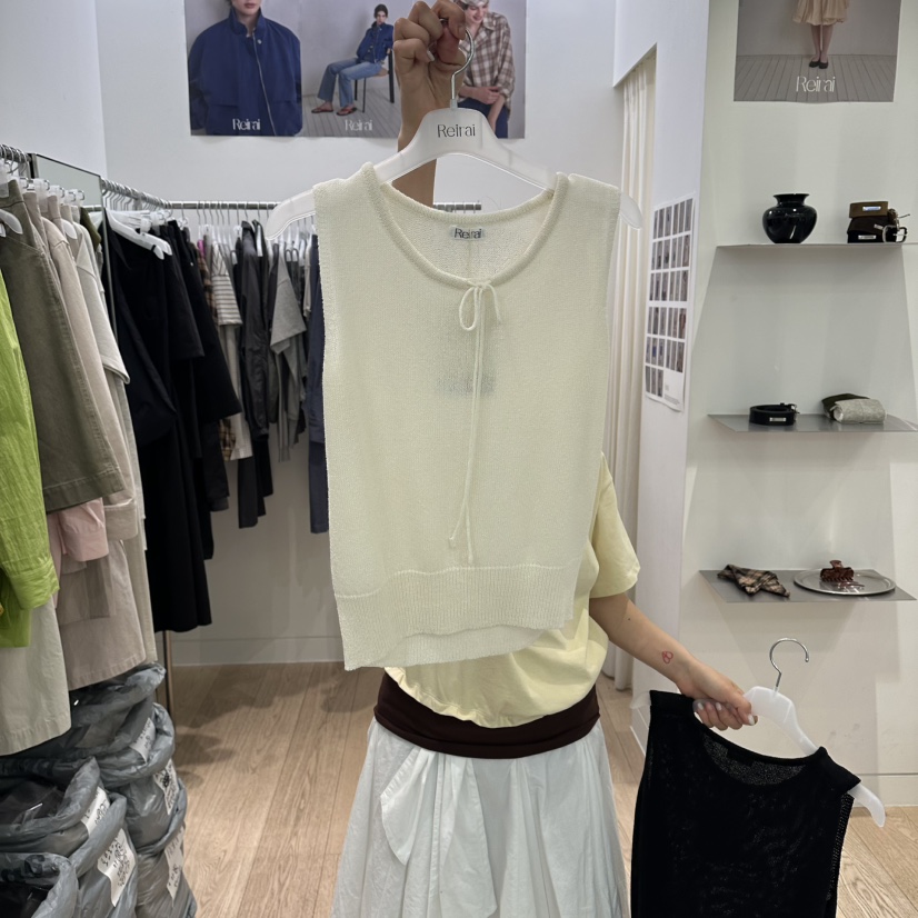 REIRAI韓國東大門代購女裝新款人氣職業26夏季熱賣吊帶背心Reirai吊帶/背心圖色1