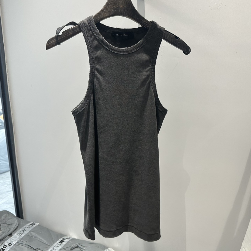 JANE BIRKIN東大門實拍韓國女裝新款熱賣人氣吊帶背心復古JANE BIRKIN設計師品牌吊帶/背心圖色3