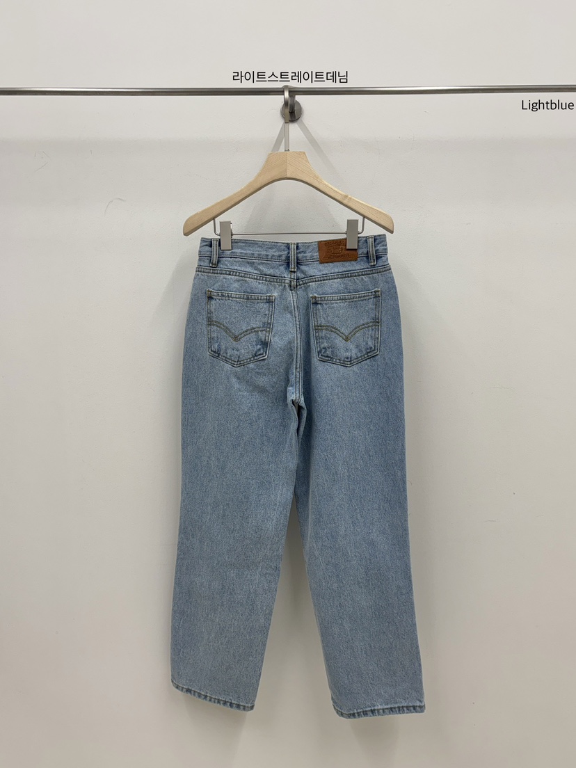 VERGAMOT韓國直郵女裝新款時尚26春夏推薦牛仔褲直筒牛仔VERGAMOT牛仔褲