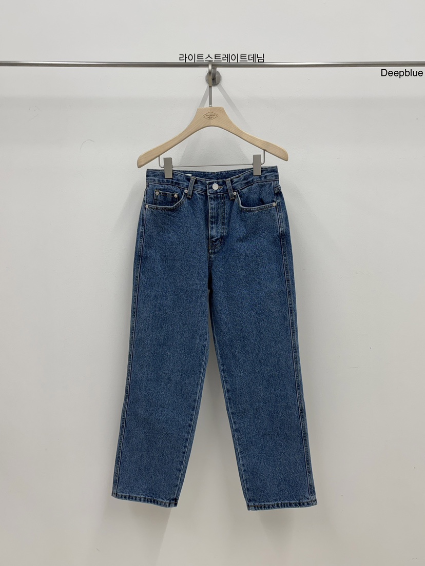 VERGAMOT韓國直郵女裝新款時尚26春夏推薦牛仔褲直筒牛仔VERGAMOT牛仔褲圖色2