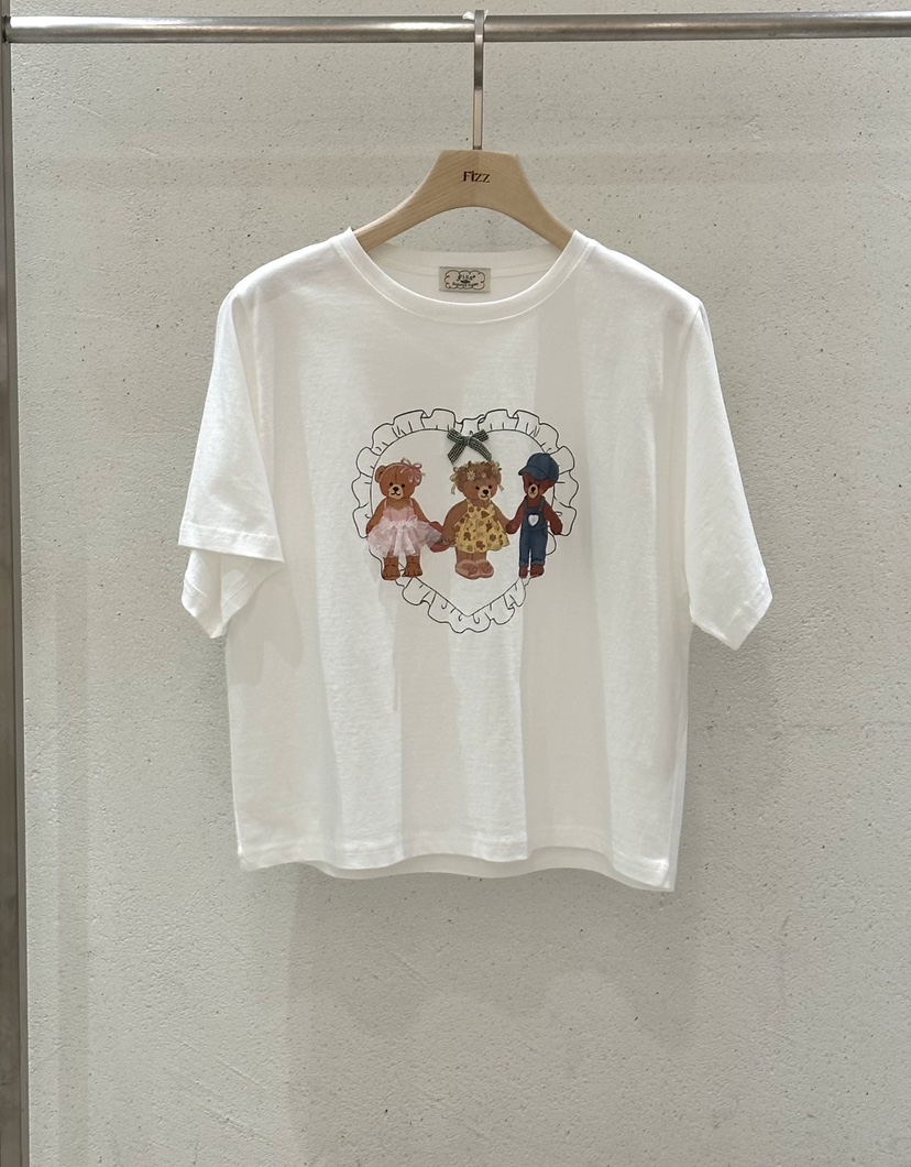 FIZZ韓國東大門直郵女裝新品時尚職業推薦熱賣26春夏人氣T恤FIZZT恤圖色1