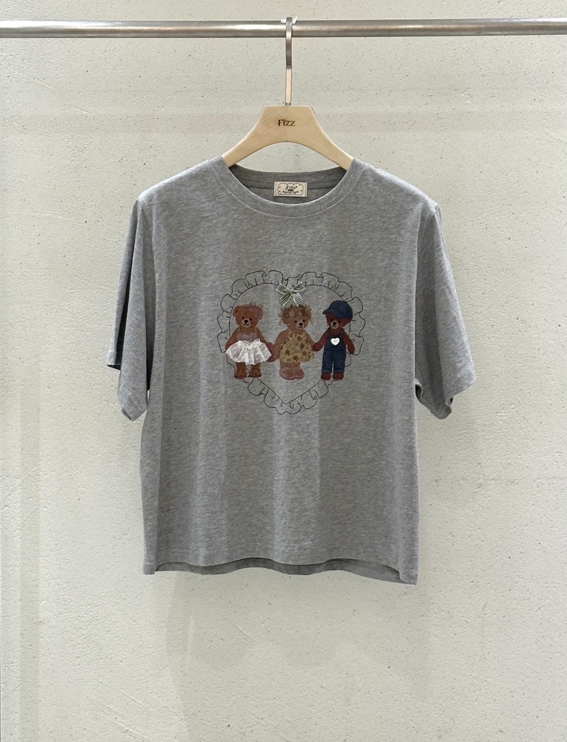 FIZZ韓國東大門直郵女裝新品時尚職業推薦熱賣26春夏人氣T恤FIZZT恤圖色2