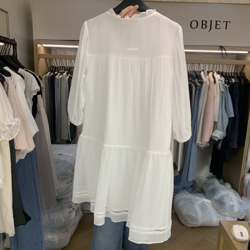 OBJET/LOVEUSU韓國代購女士新品26夏季時尚26春夏連衣裙OBJET/LOVEUSU連衣裙