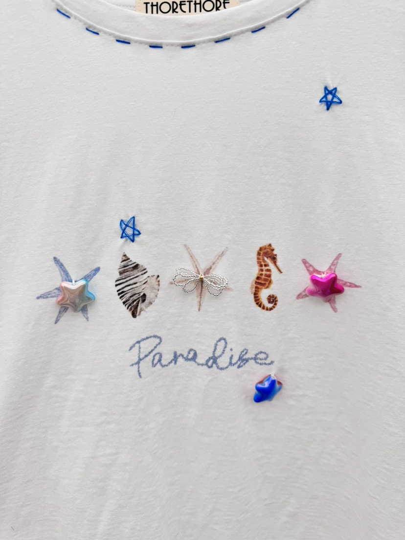 THORE韓國直郵實拍女裝新品26春夏推薦時尚休閑人氣26夏季T恤THORET恤