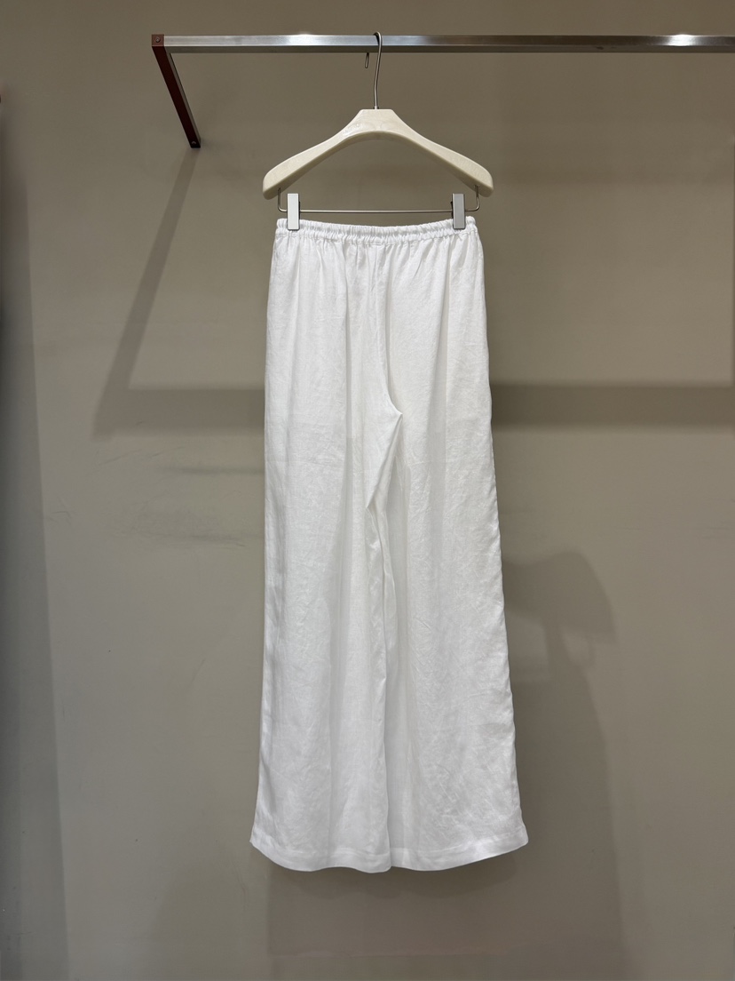 LIMED SPRUCE東大門實拍韓國女裝新品時尚休閑褲亞麻布絲質Limed Spruce休閑褲