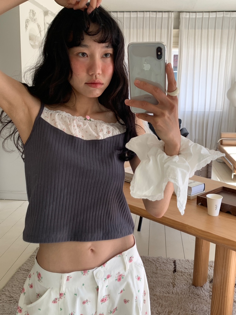 MORE THAN-P韓國直郵女士新品熱賣26春夏人氣26夏季吊帶背心MORE THAN吊帶/背心