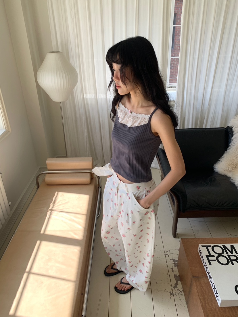 MORE THAN-P韓國直郵女士新品熱賣26春夏人氣26夏季吊帶背心MORE THAN吊帶/背心