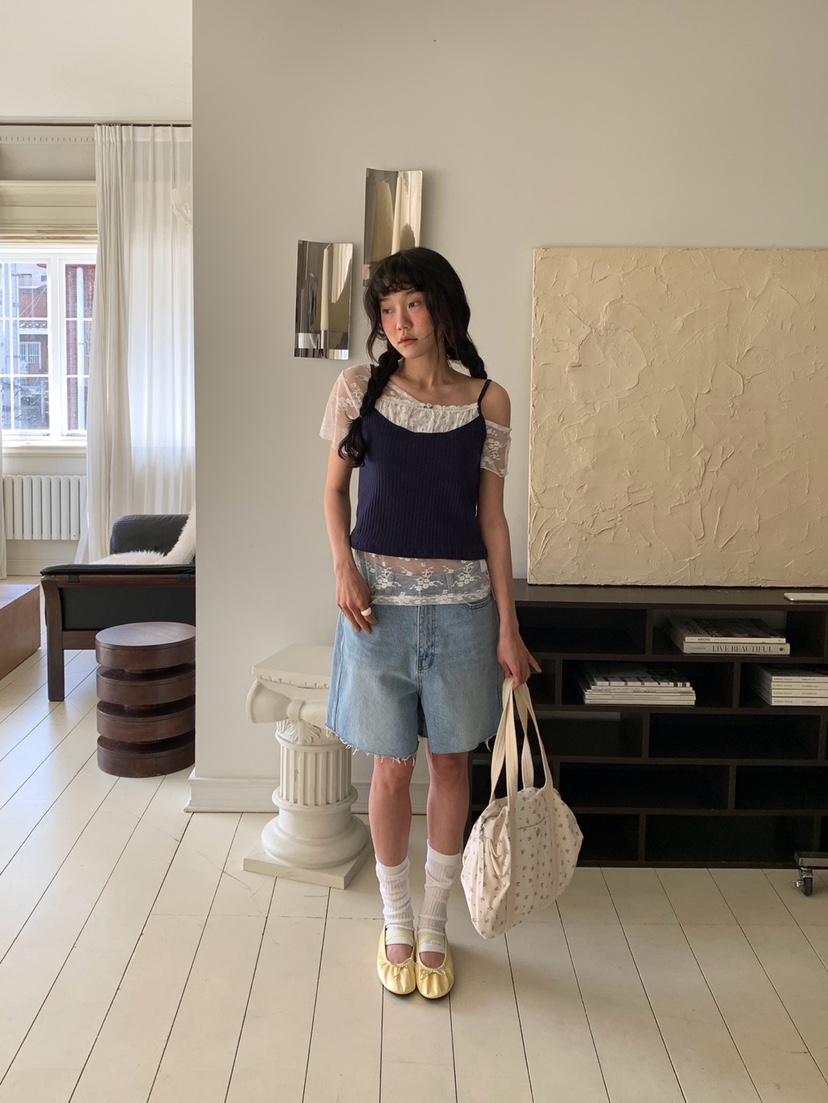 MORE THAN-P韓國直郵女士新品熱賣26春夏人氣26夏季吊帶背心MORE THAN吊帶/背心