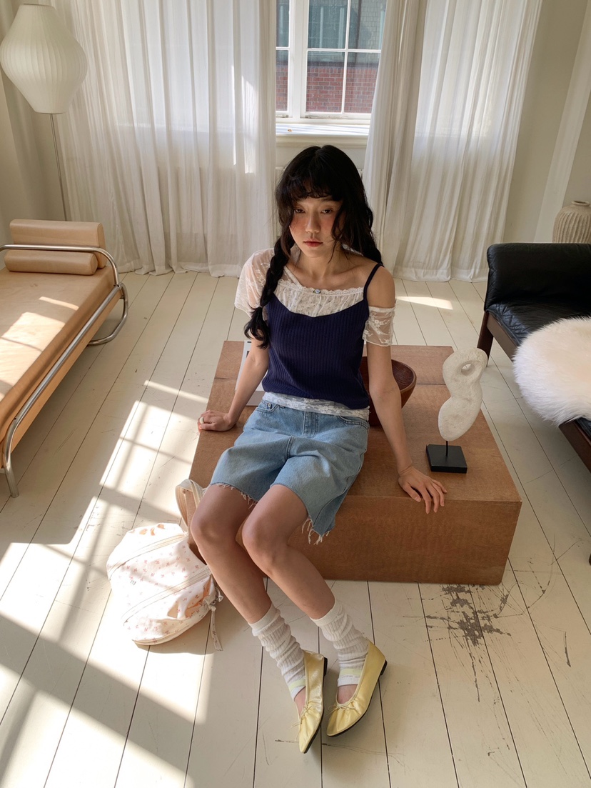 MORE THAN-P韓國直郵女士新品熱賣26春夏人氣26夏季吊帶背心MORE THAN吊帶/背心