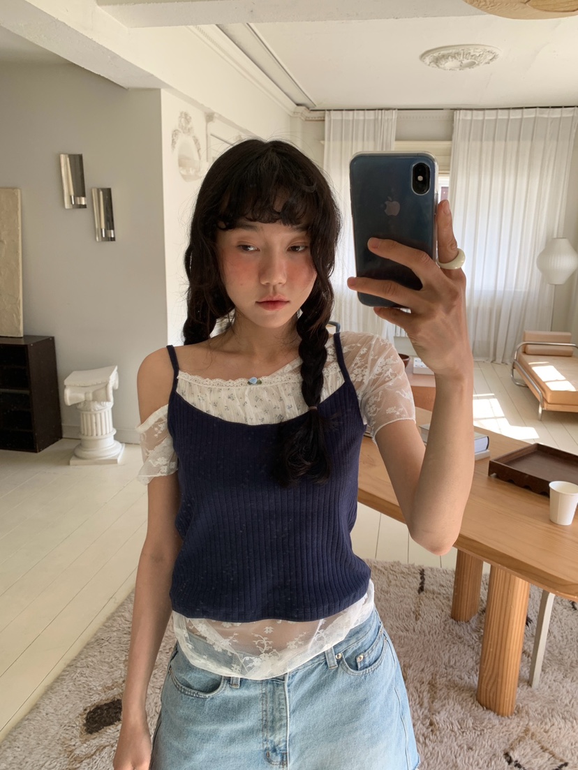 MORE THAN-P韓國直郵女士新品熱賣26春夏人氣26夏季吊帶背心MORE THAN吊帶/背心