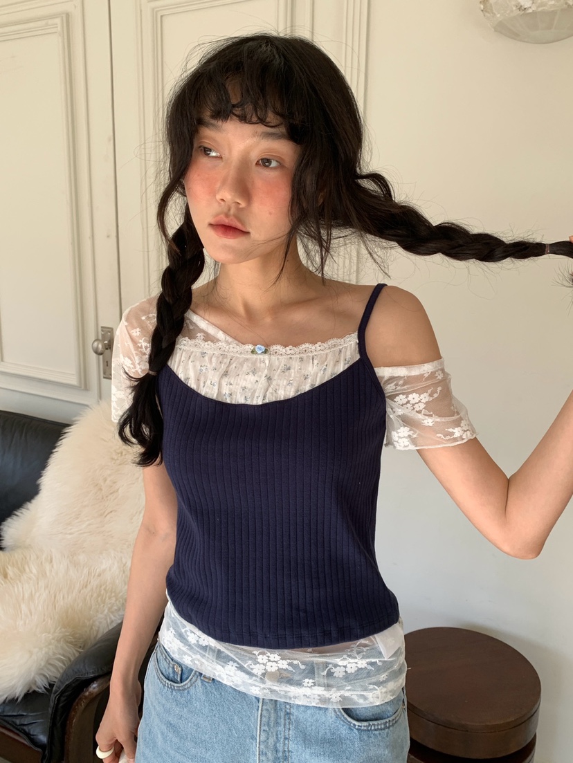 MORE THAN-P韓國直郵女士新品熱賣26春夏人氣26夏季吊帶背心MORE THAN吊帶/背心