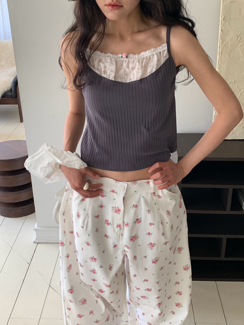 MORE THAN-P韓國直郵女士新品熱賣26春夏人氣26夏季吊帶背心MORE THAN吊帶/背心圖色4