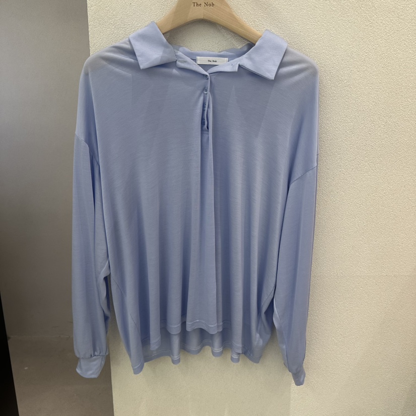 NOB韓國直郵女裝新款人氣26夏季熱賣推薦26春夏長袖T恤絲質The Nob長袖T恤圖色3