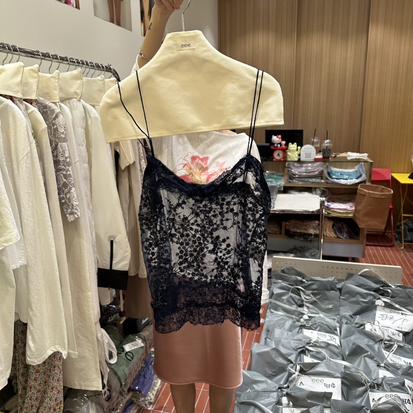 EEE韓國東大門代購女裝新品休閑人氣熱賣26夏季26春夏吊帶背心EEE吊帶/背心圖色2