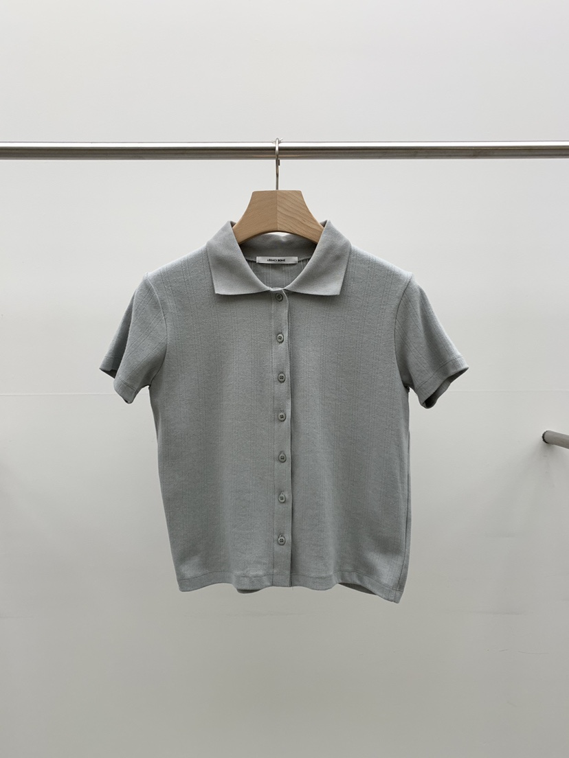 LEGACY BONE韓國東大門代購女裝新款26夏季休閑職業人氣T恤LEGACY BONET恤圖色4