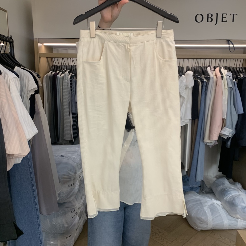 OBJET/LOVEUSU韓國直郵實拍女裝新品時尚休閑熱賣休閑褲OBJET/LOVEUSU休閑褲圖色1