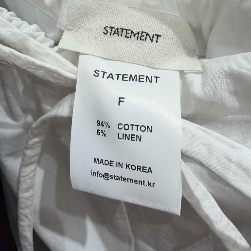 STATEMENT韓國代購女士新款26春夏休閑推薦人氣26夏季短褲STATEMENT短褲