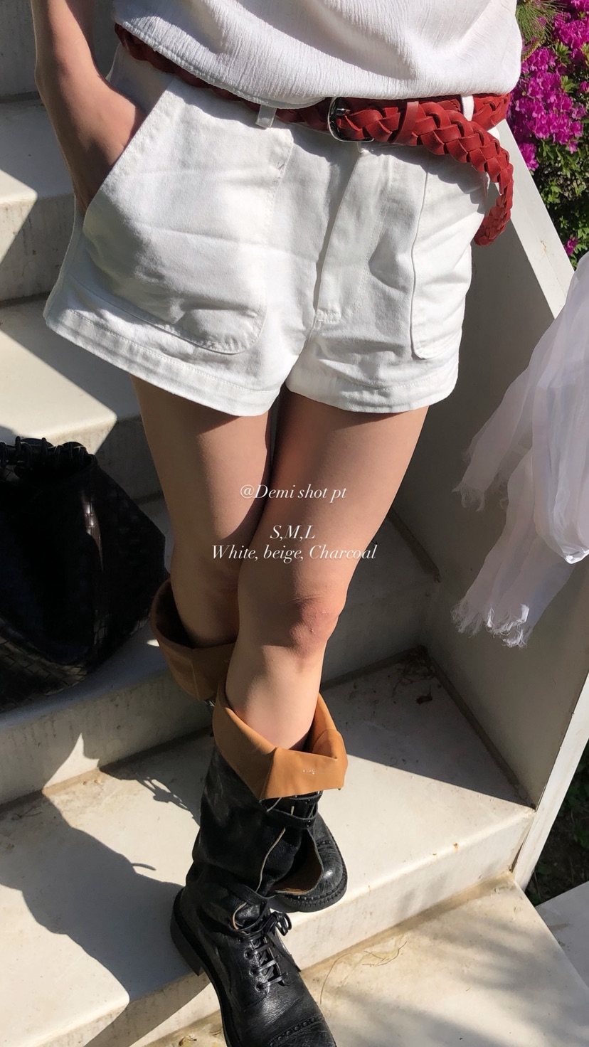 OVER RICH東大門實拍韓國女士新品時尚職業人氣26春夏短褲OVER RICH短褲