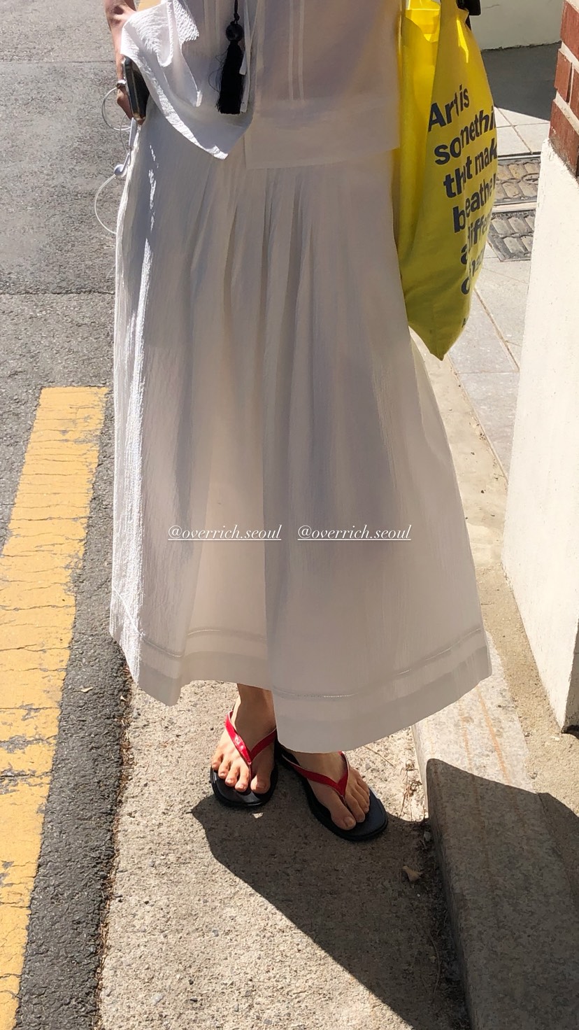 OVER RICH韓國東大門代購女裝新款26夏季人氣26春夏長裙OVER RICH長裙