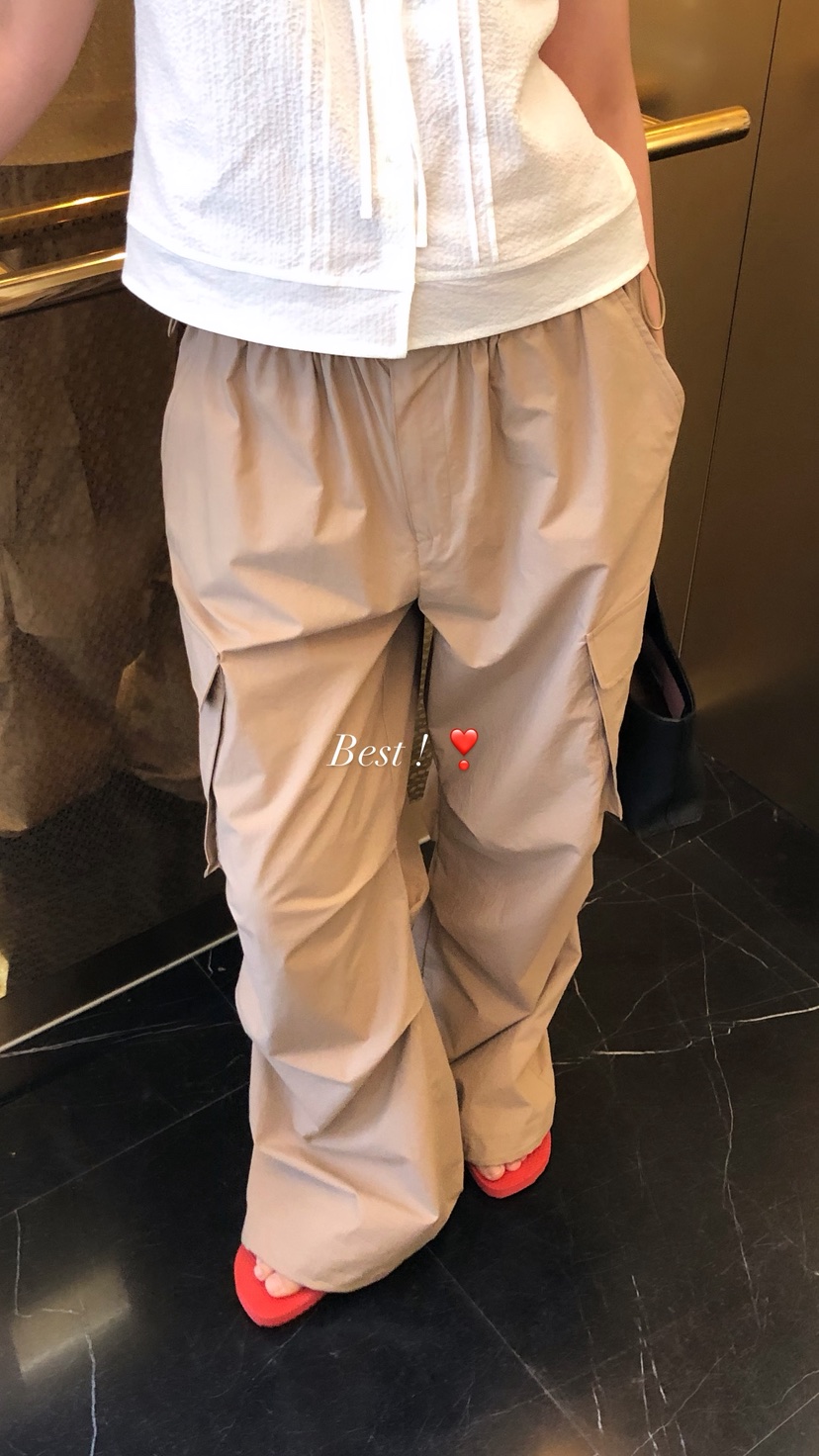 OVER RICH韓國直郵女士新款休閑推薦26夏季人氣26春夏休閑褲OVER RICH休閑褲