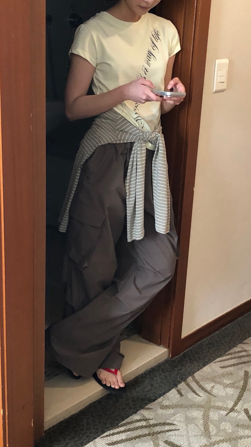 OVER RICH韓國直郵女士新款休閑推薦26夏季人氣26春夏休閑褲OVER RICH休閑褲