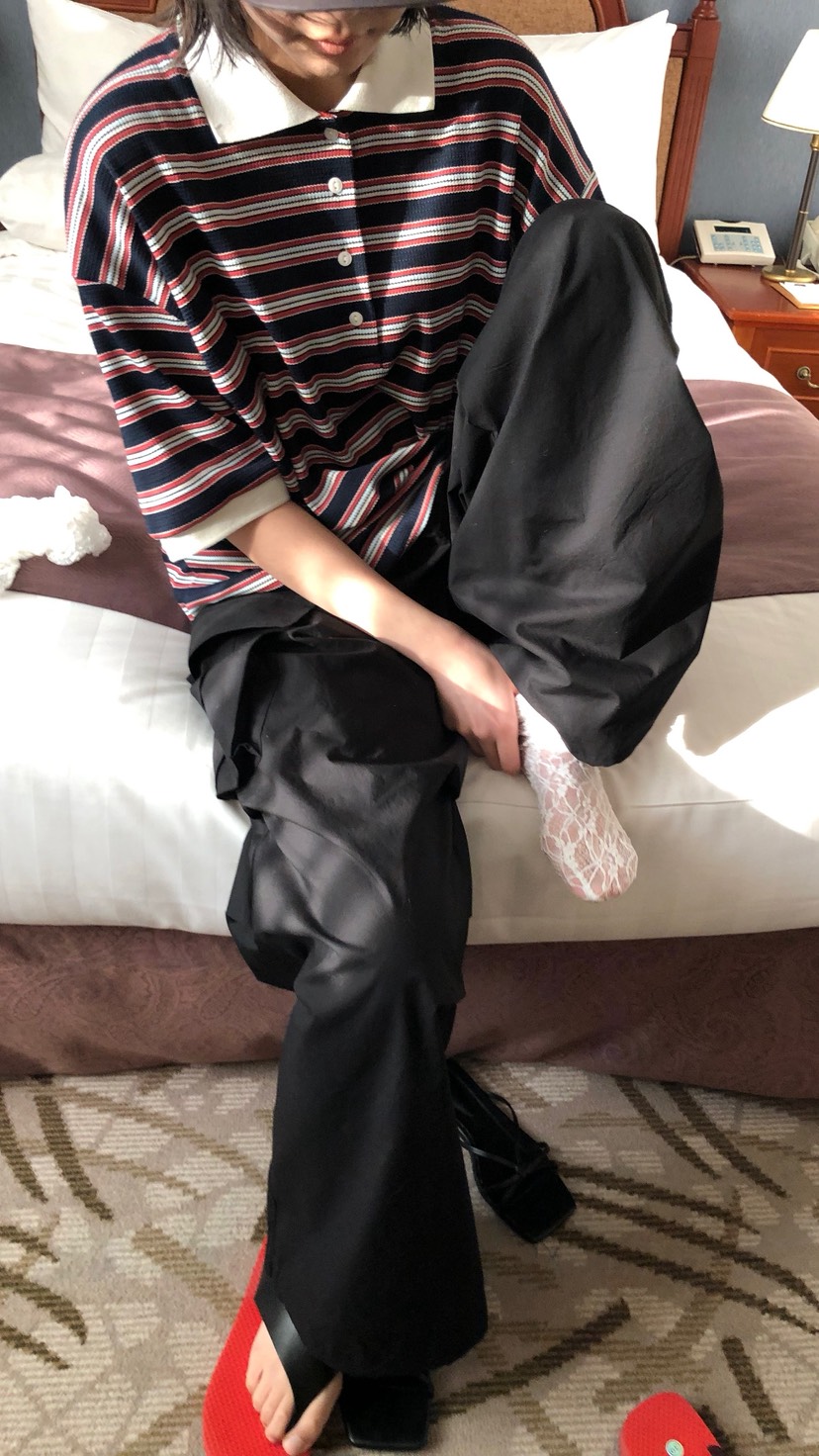 OVER RICH韓國直郵女士新款休閑推薦26夏季人氣26春夏休閑褲OVER RICH休閑褲