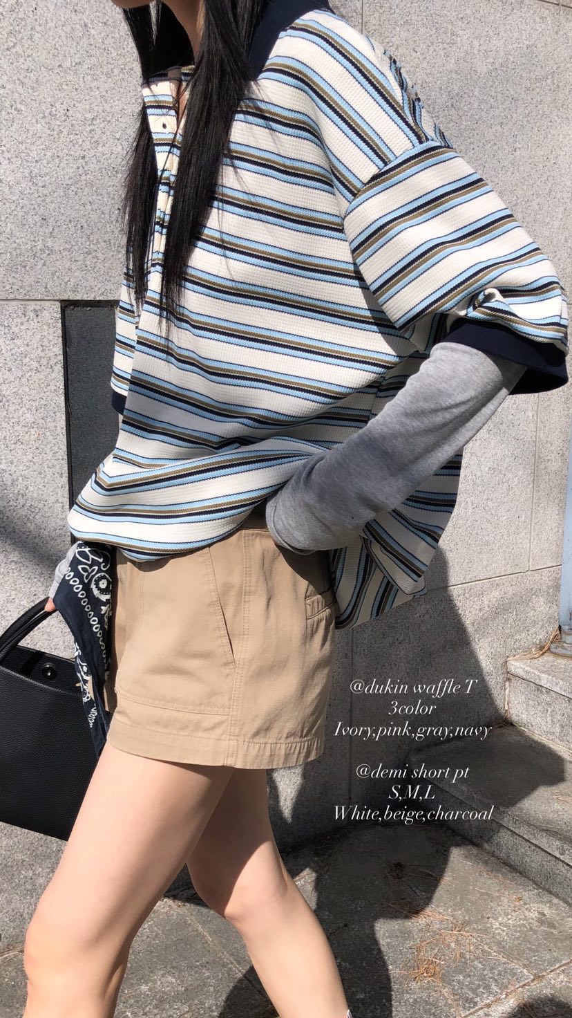 OVER RICH韓國直郵女裝新品時尚26春夏職業休閑人氣26夏季T恤OVER RICHT恤