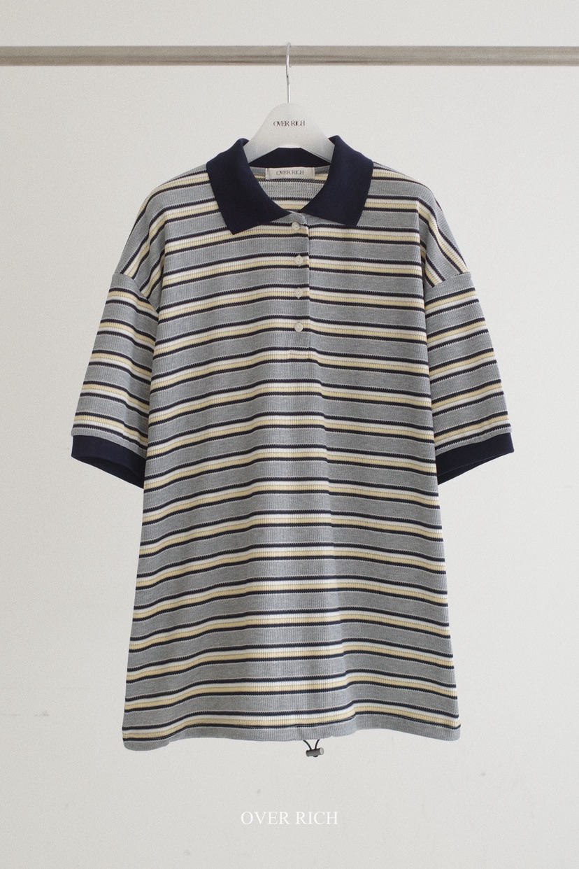 OVER RICH韓國直郵女裝新品時尚26春夏職業休閑人氣26夏季T恤OVER RICHT恤圖色4