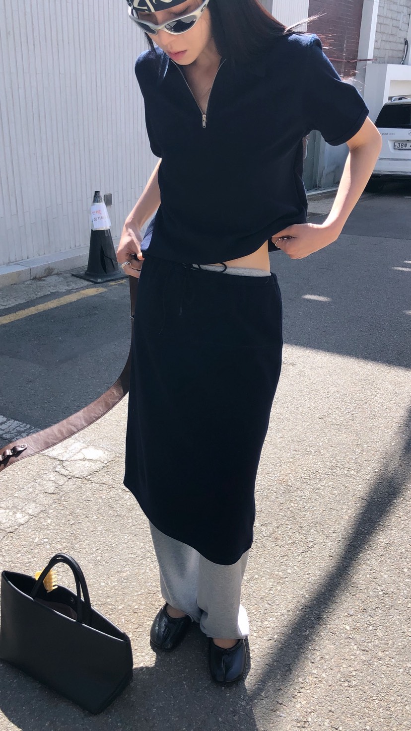 OVER RICH韓國代購女士新品推薦熱賣休閑人氣半身裙中短裙OVER RICH半身裙/中短裙