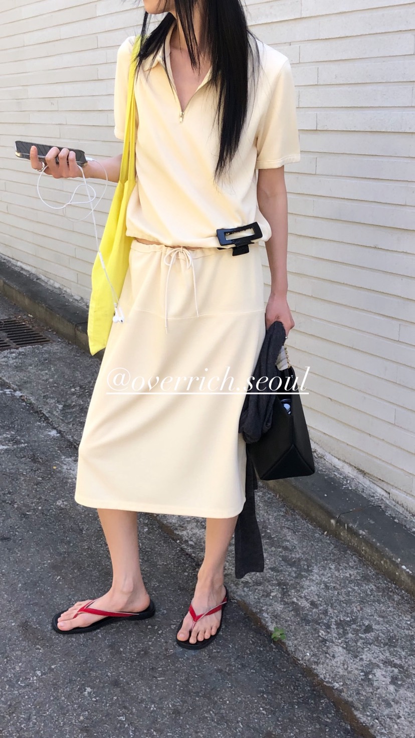 OVER RICH韓國代購女士新品推薦熱賣休閑人氣半身裙中短裙OVER RICH半身裙/中短裙